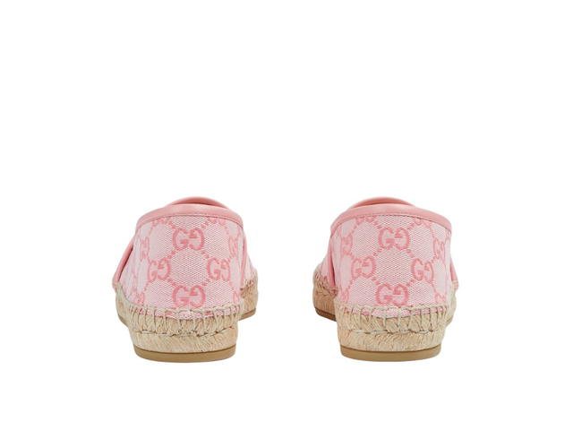 Gucci Gucci GG Espadrille In Pink GG Canvas - view 3