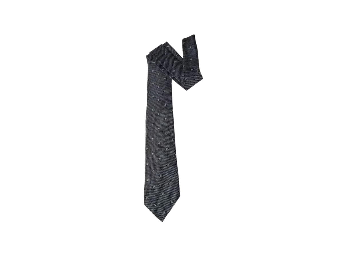 Gucci Gucci GG Horsebit Silk Tie In Gandom Blue