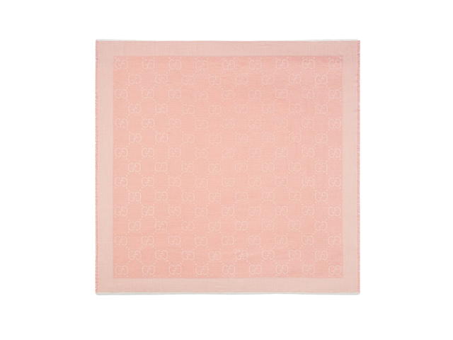Gucci Gucci GG Lamé Jacquard Shawl Pink - view 1
