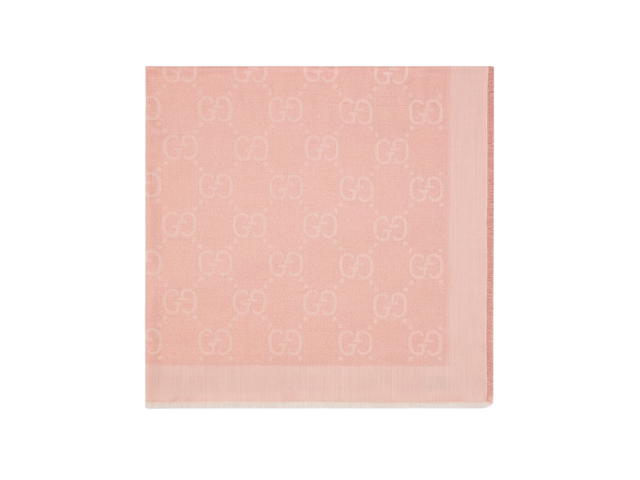 Gucci Gucci GG Lamé Jacquard Shawl Pink - view 2