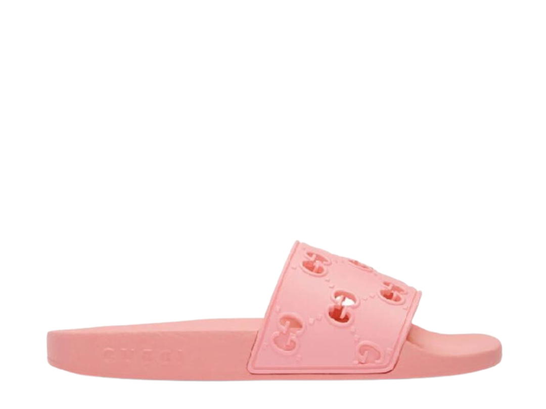 Gucci Gucci GG Logo Slide Sandal Pink