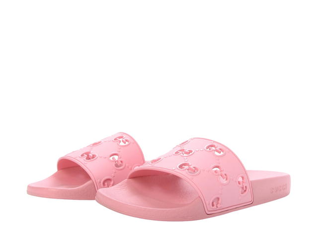 Gucci Gucci GG Logo Slide Sandal Pink - view 3