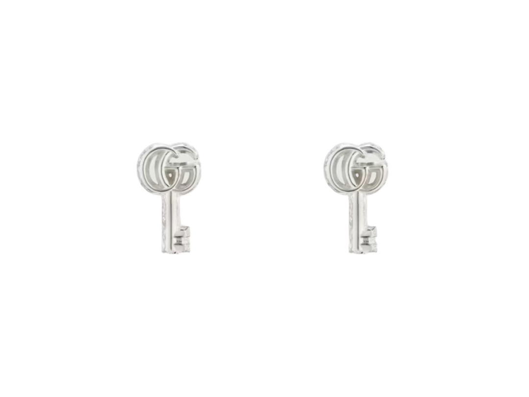 Gucci Gucci GG Marmont Key Earrings Sterling Silver