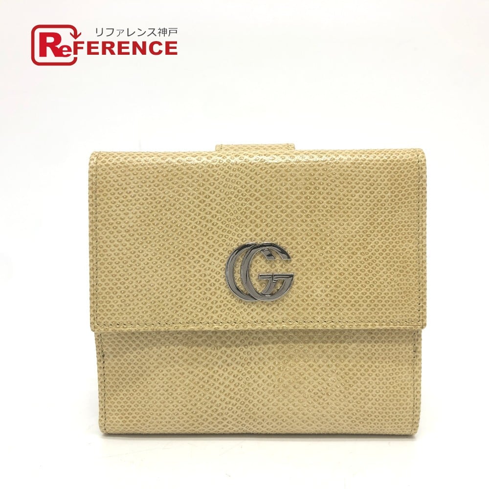 Gucci GUCCI GG Marmont logo Double Snap Bifold Wallet Compact Wallet Folded wallet