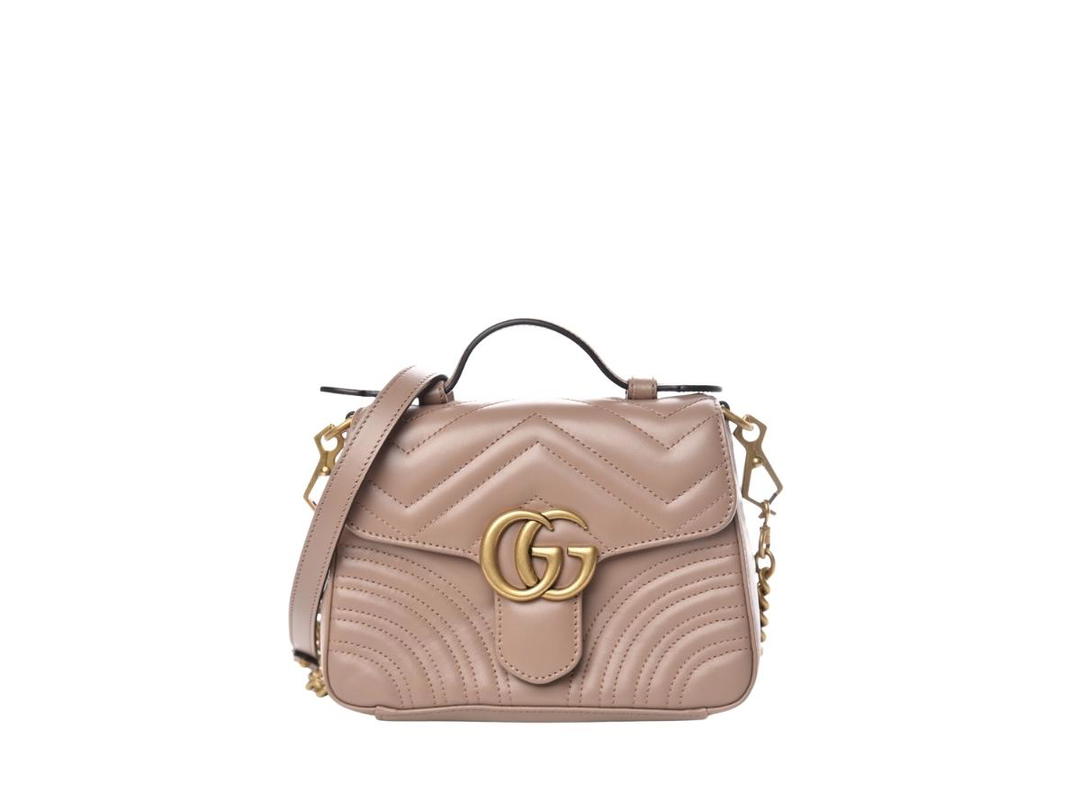 Gucci Gucci GG Marmont Mini Top Handle Bag