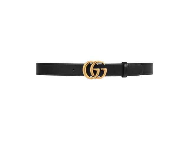 Gucci Gucci GG Marmont Reversible Belt In Supreme Canvas With Black Leather Beige And Ebony - view 2