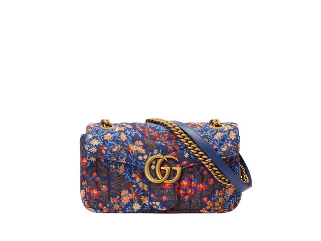 Gucci Gucci GG Marmont Small Shoulder Bag Flora Flower Print - view 1