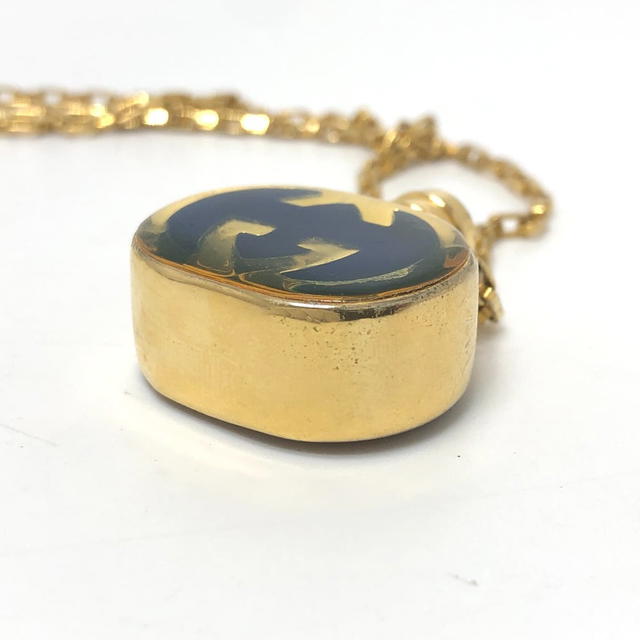 Gucci GUCCI GG Perfume Bottle Chain Necklace Accessories Necklace Gold Plated Gold - view 5