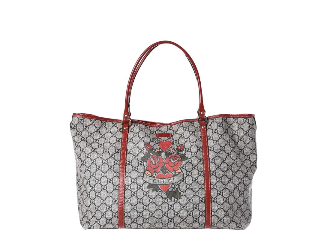Gucci Gucci Original GG Tote Bag Heart Print
