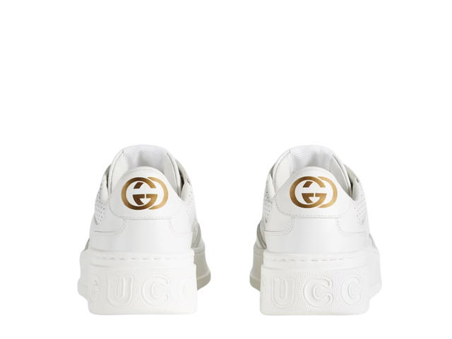 Gucci Gucci GG Sneaker White GG Embossed Leather With Smooth Leather - view 4