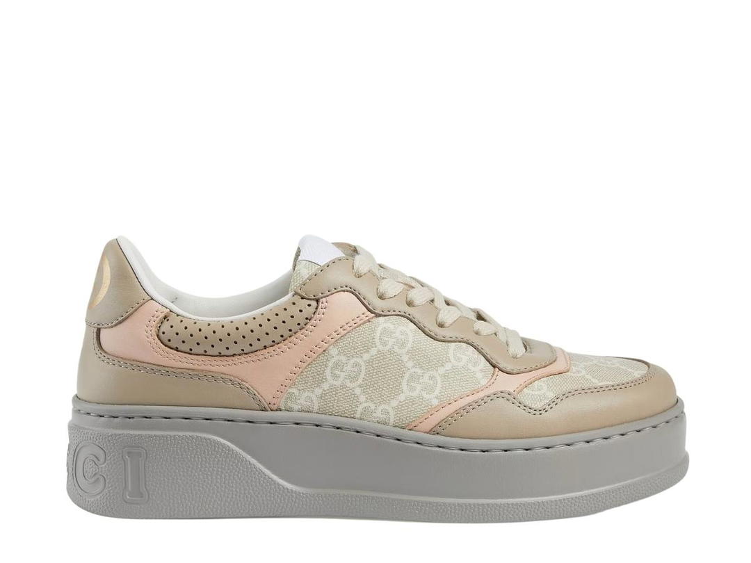 Gucci Gucci GG Sneakers White And Beige Supreme Canvas (W)