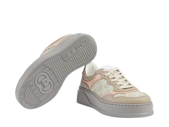 Gucci Gucci GG Sneakers White And Beige Supreme Canvas (W) - view 3