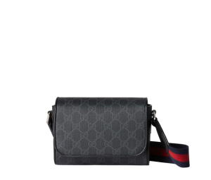 Buy Gucci GG Super Mini Bag In Black GG Supreme Canvas With Palladium-Toned Hardware at Sasom – Authentic and Ready to Ship