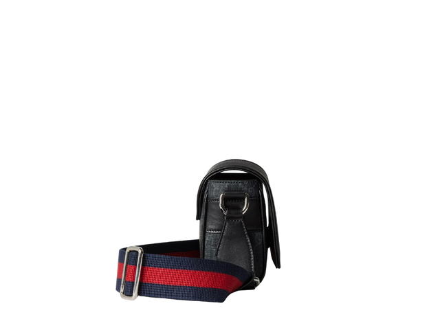 Gucci Gucci GG Super Mini Bag In Black GG Supreme Canvas With Palladium-Toned Hardware - view 4