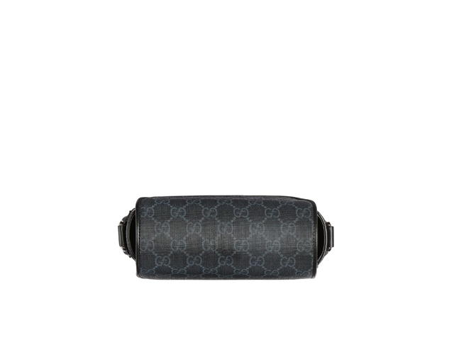 Gucci Gucci GG Super Mini Bag In Black GG Supreme Canvas With Palladium-Toned Hardware - view 5