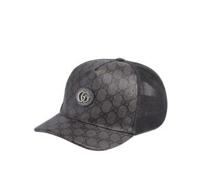 Buy Gucci GG Supreme Baseball Hat Grey and Black at Sasom – Authentic and Ready to Ship