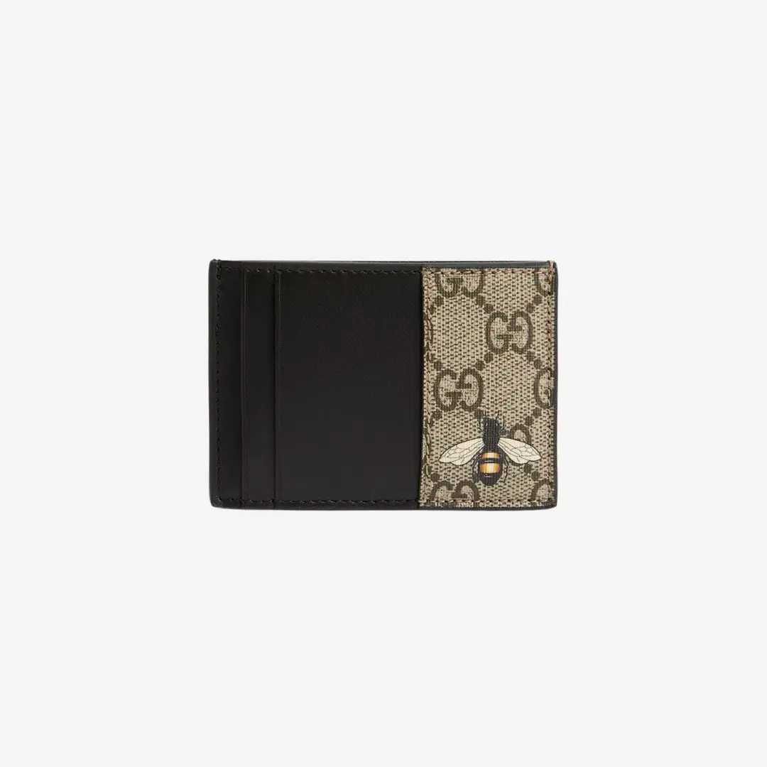 Gucci Gucci Card Holder Bee Print