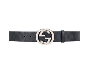 Buy Gucci GG Supreme Belt With G Buckle Black Grey at Sasom – Authentic and Ready to Ship