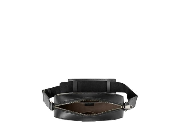 Gucci Gucci GG Supreme Messenger Bag In Supreme Canvas And Black Leather With Silver-Toned Hardware Beige - view 6