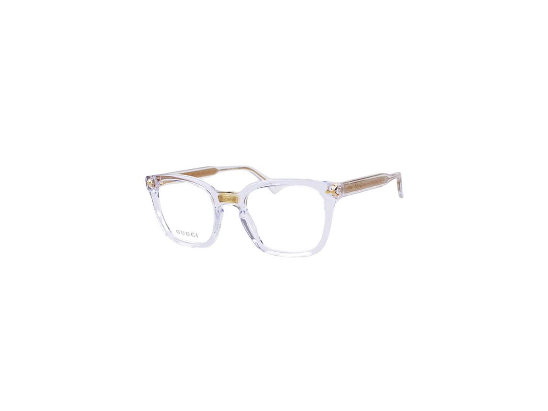 Gucci Gucci GG0184O Glasses In Plain Clear Acetate Frame With Demo Lens