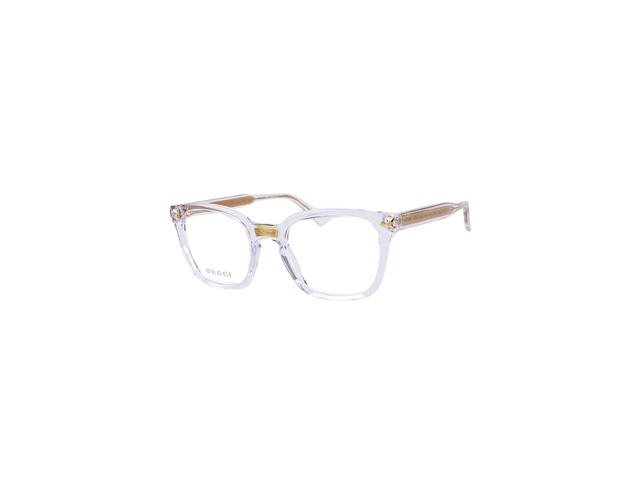 Gucci Gucci GG0184O Glasses In Plain Clear Acetate Frame With Demo Lens - view 1