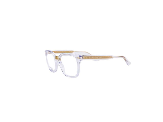 Gucci Gucci GG0184O Glasses In Plain Clear Acetate Frame With Demo Lens - view 5