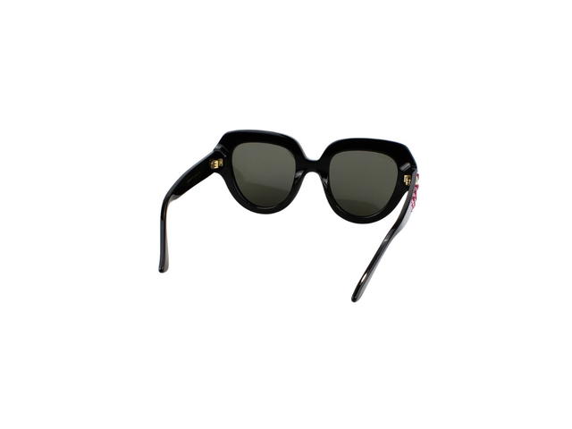 Gucci Gucci GG0308S Sunglasses In Black Metal Plastic Frame With Black Lens - view 4