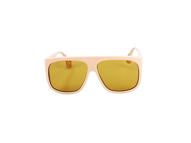 Gucci Gucci GG0467S Sunglasses In Plastic With Brown Lens Ivory - view 2