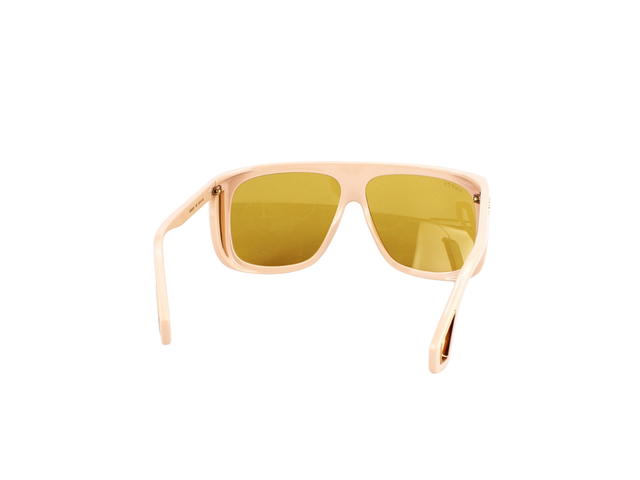 Gucci Gucci GG0467S Sunglasses In Plastic With Brown Lens Ivory - view 4