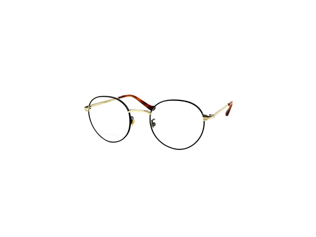 Gucci Gucci GG0581O Glasses In Black Metal Plastic Frame With Demo Lens