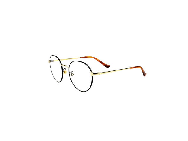 Gucci Gucci GG0581O Glasses In Black Metal Plastic Frame With Demo Lens - view 5