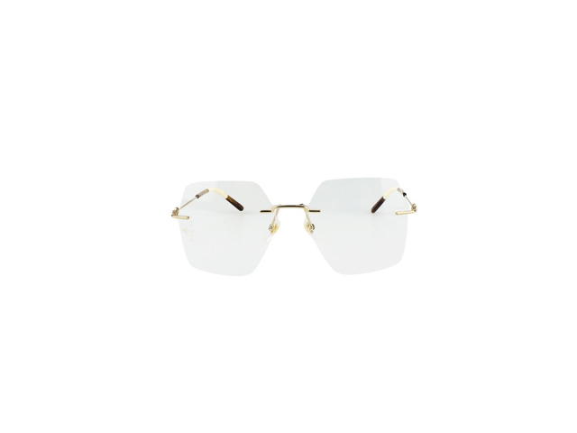 Gucci Gucci GG0683O Glasses In Gold Metal Plastic Frame With Demo Lens - view 2