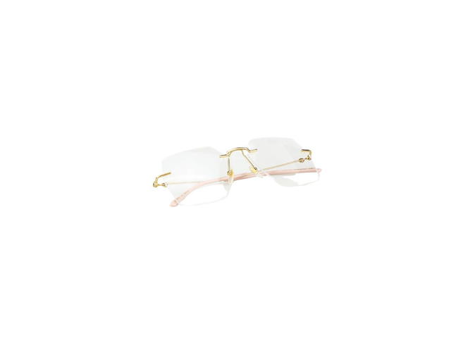 Gucci Gucci GG0683O Glasses In Pink Metal Plastic Frame With Demo Lens - view 6
