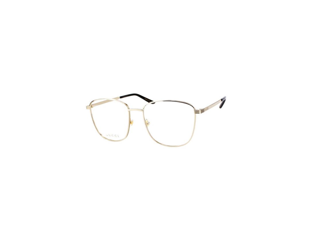 Gucci Gucci GG0804O Glasses In Gold Metal Frame With Demo Lens