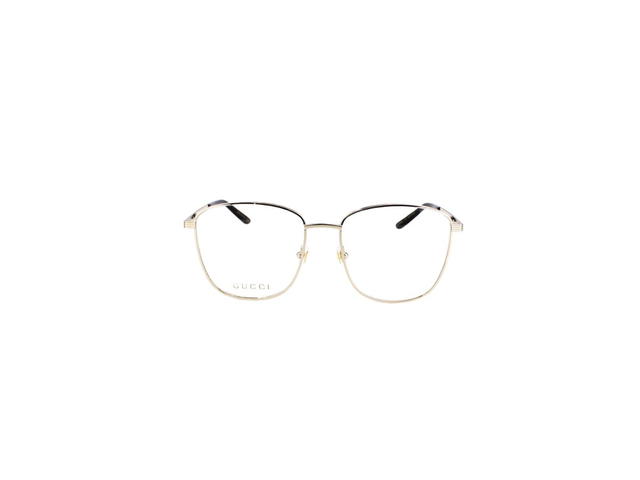 Gucci Gucci GG0804O Glasses In Gold Metal Frame With Demo Lens - view 2