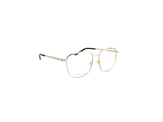 Gucci Gucci GG0804O Glasses In Gold Metal Frame With Demo Lens - view 3