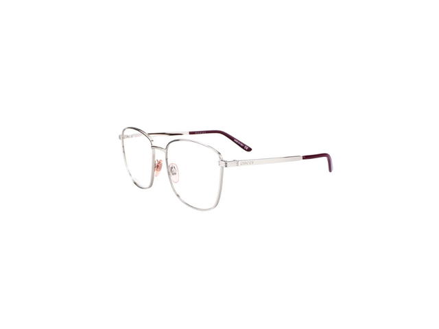 Gucci Gucci GG0804O Glasses In Silver Metal Frame With Demo Lens - view 5