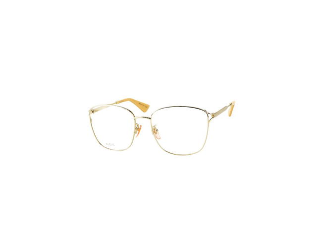Gucci Gucci GG0819OA Glasses In Gold Metal Frame With Demo Lens - view 1