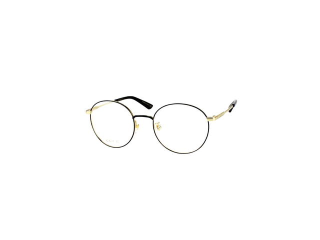 Gucci Gucci GG0862OA Glasses In Black Metal Frame With Demo Lens - view 1