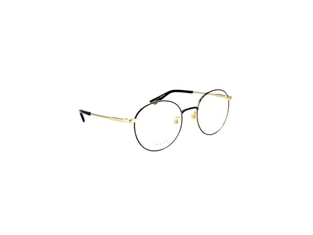 Gucci Gucci GG0862OA Glasses In Black Metal Frame With Demo Lens - view 3