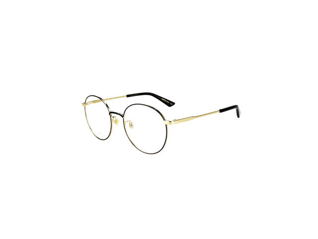 Gucci Gucci GG0862OA Glasses In Black Metal Frame With Demo Lens - view 5