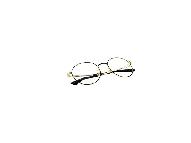 Gucci Gucci GG0862OA Glasses In Black Metal Frame With Demo Lens - view 6