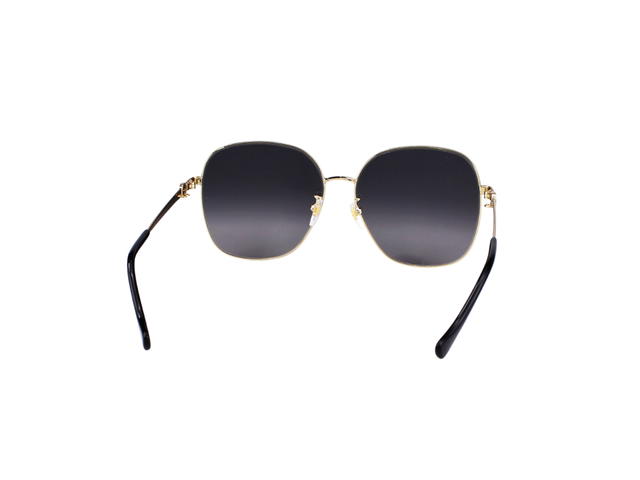 Gucci Gucci GG1089SA Sunglasses In Gold Metal With Dark Grey Lens - view 4