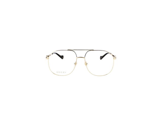 Gucci Gucci GG1091O Glasses In Gold Metal Plastic Frame With Demo Lens - view 2
