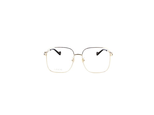 Gucci Gucci GG1092OA Glasses In Gold Metal Plastic Frame With Demo Lens - view 2