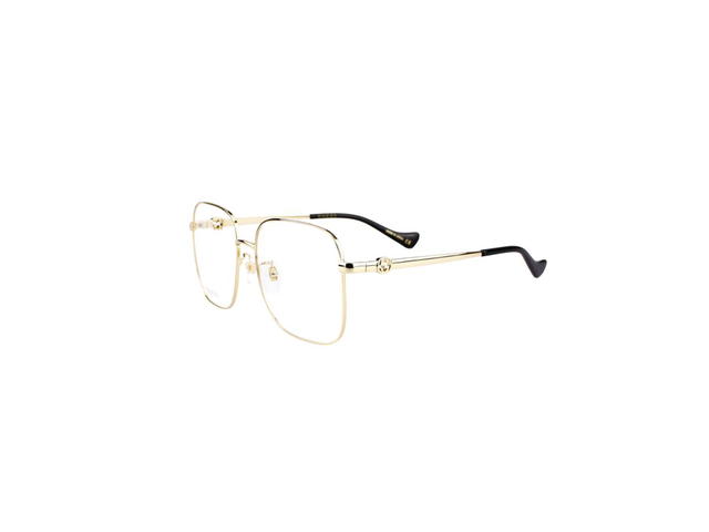 Gucci Gucci GG1092OA Glasses In Gold Metal Plastic Frame With Demo Lens - view 5