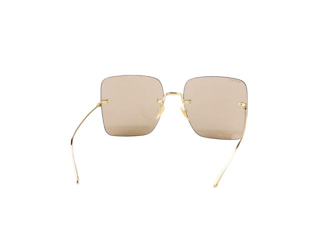 Gucci Gucci GG1147S Sunglasses In Gold Metal With Brown Lens - view 4