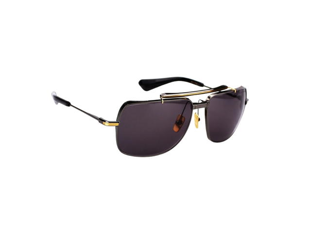 Gucci Gucci GG1163S-001-60 Sunglasses In Gold Metal Frame-Havana With Grey Lenses - view 4