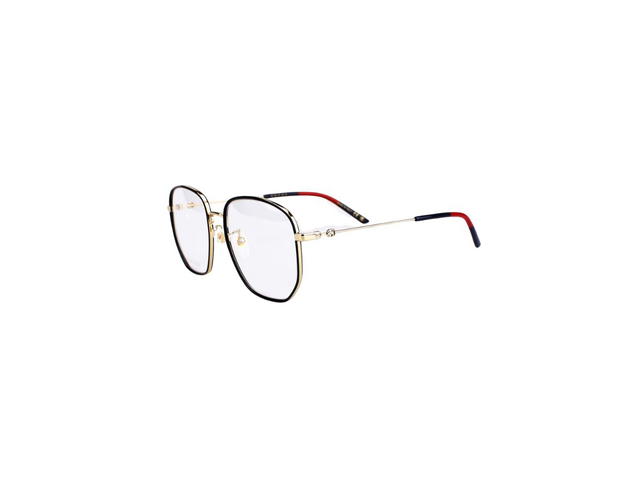 Gucci Gucci GG1197OA Glasses In Black Stainless Steel Frame With Demo Lens - view 5