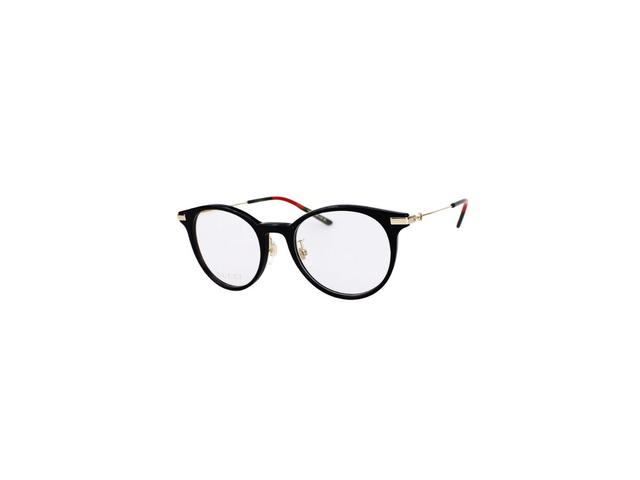 Gucci Gucci GG1199OA Glasses In Black Stainless Steel Frame With Demo Lens - view 1